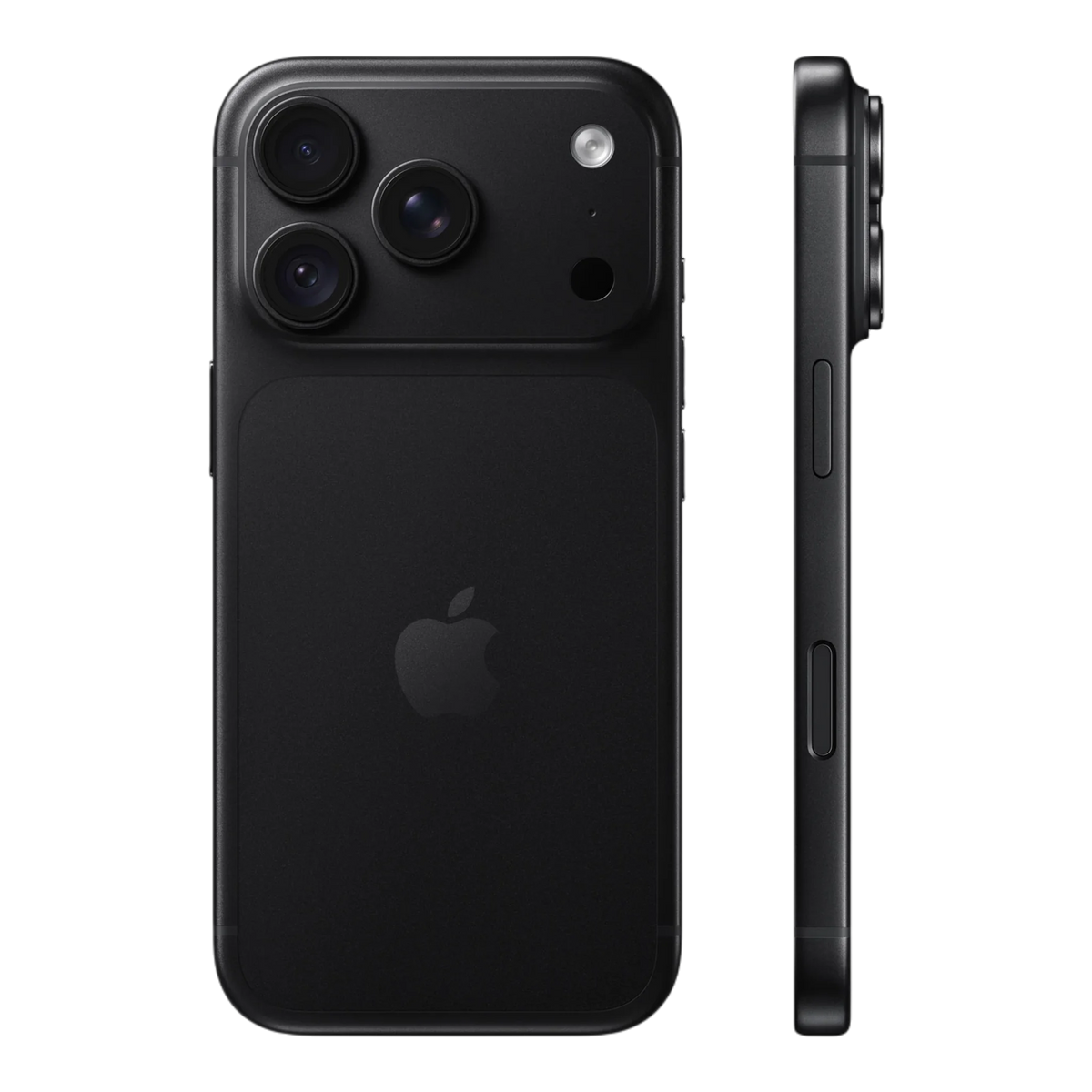 Apple iPhone 18 Pro Black — back and side profile