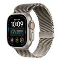 Apple Watch Ultra 4 GPS + Cellular, 49mm Natural Titanium Case with Natural Titanium Milanese Loop - Medium