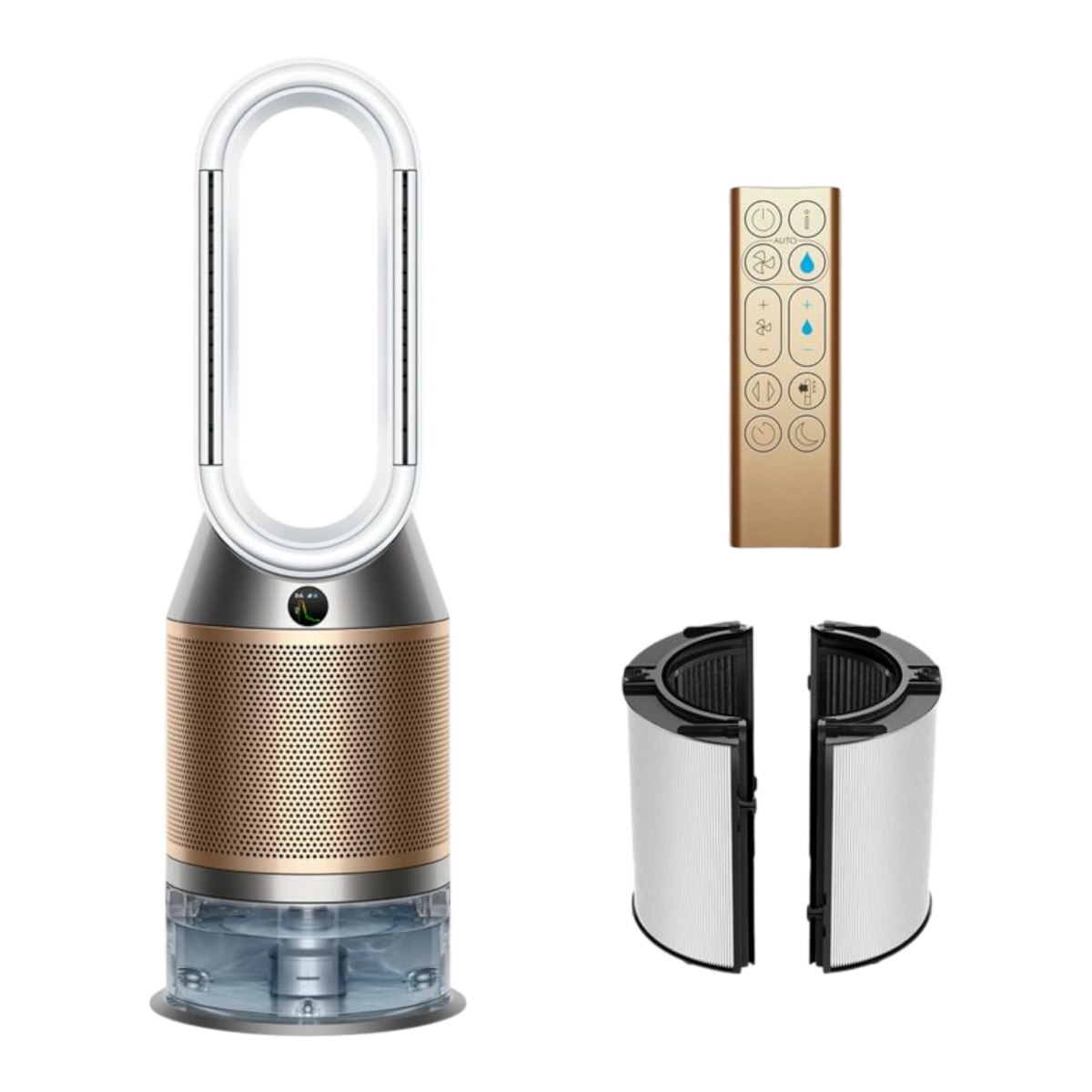 Dyson Purifier Humidify+Cool PH2 De-NOx, White/Gold close-up