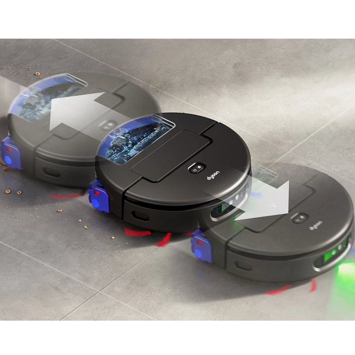 Dyson Spot+Scrub Ai Robot Vacuum in use