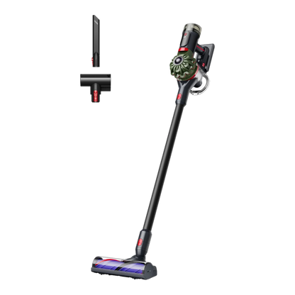 Dyson V8 Cyclone cordless vacuum in Black/Green with Motorbar cleaner head