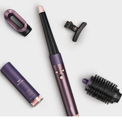 Dyson Airwrap i.d. multi-styler Straight+Wavy, Jasper plum with attachments