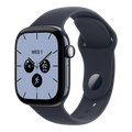 Apple Watch Series 12 GPS + Cellular, 42mm Night Blue Ceramic Case with Navy Blue Sport Band - M/L