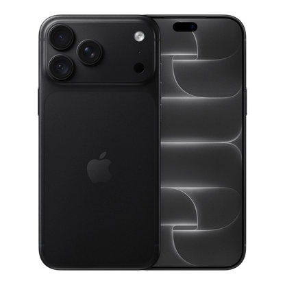 Apple iPhone 18 Pro Max Black — front and back