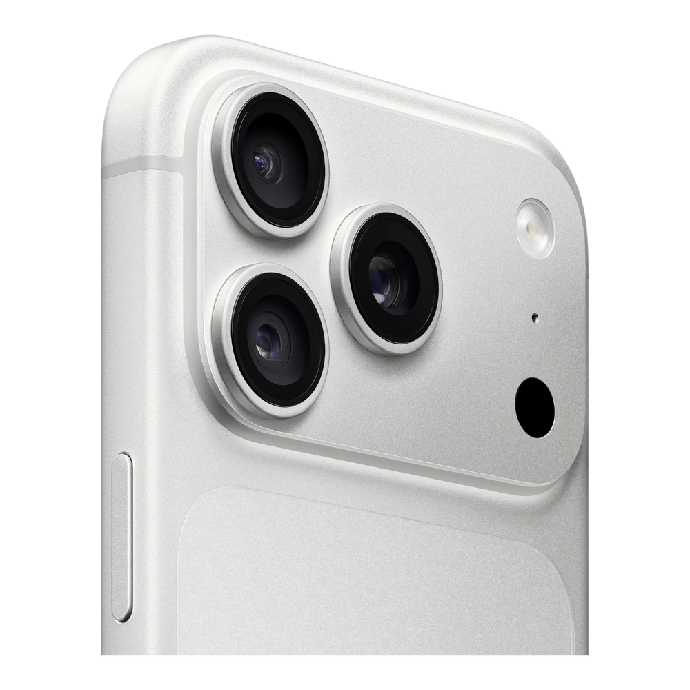 Apple iPhone 18 Pro Silver — camera close-up
