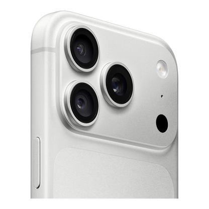 Apple iPhone 18 Pro Silver — camera close-up