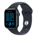 Apple Watch SE 3 GPS, 40mm Midnight Aluminum Case with Navy Blue Sport Band - M/L
