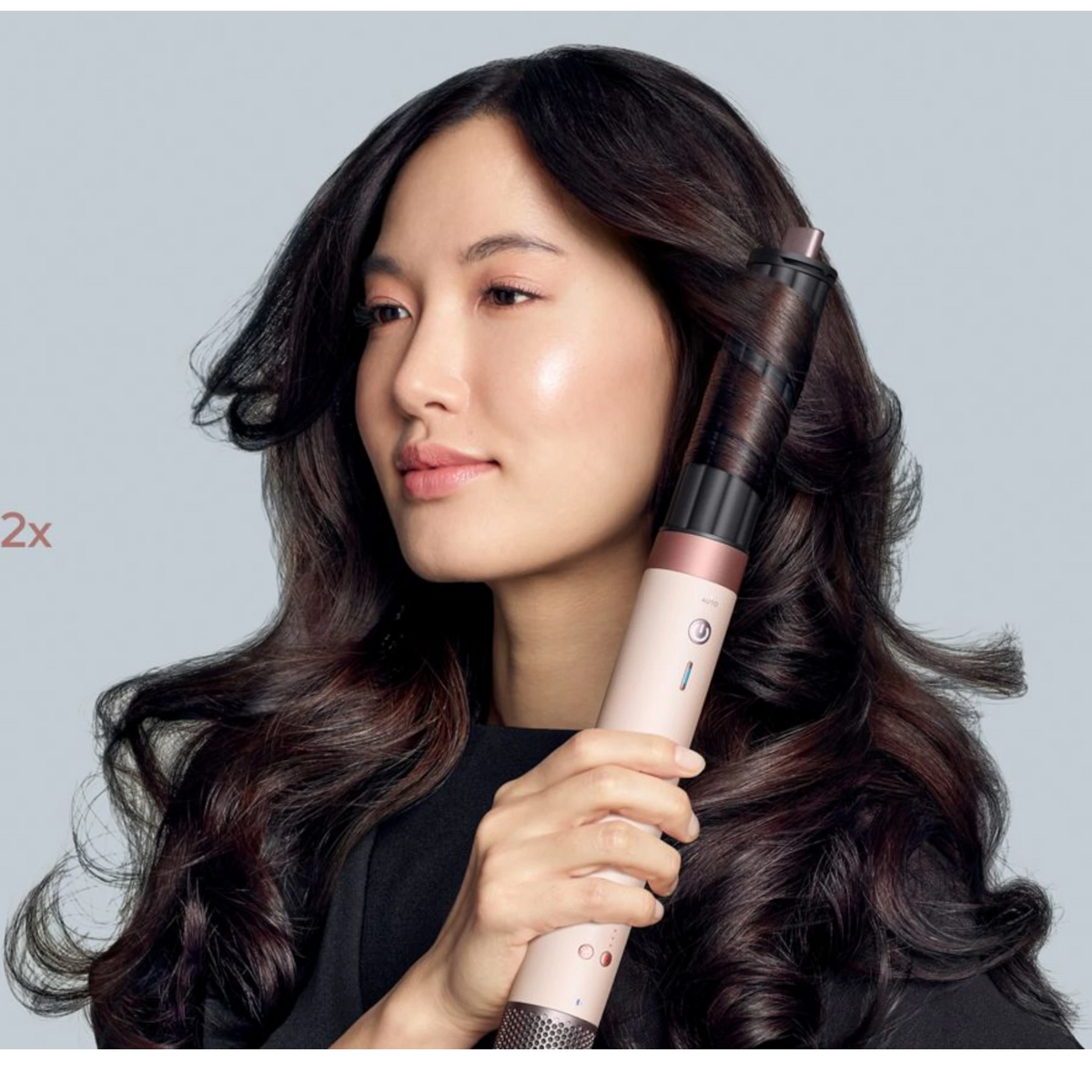 Dyson Airwrap Co-anda 2x multi-styler Straight+Wavy, Ceramic pink/Rose gold with attachments