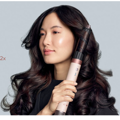 Dyson Airwrap Co-anda 2x multi-styler Straight+Wavy, Ceramic pink/Rose gold with attachments