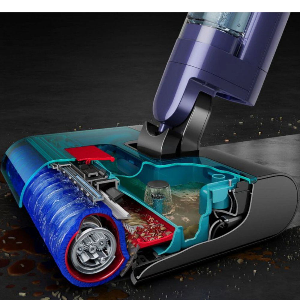 Dyson Clean+Wash Hygiene Wet Floor Cleaner, Copper/Prussian blue close-up