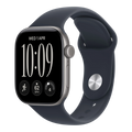 Apple Watch Series 12 GPS, 42mm Space Gray Aluminum Case with Navy Blue Sport Band - M/L