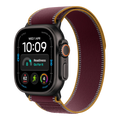 Apple Watch Ultra 4 GPS + Cellular, 49mm Black Titanium Case with Burgundy Trail Loop - M/L