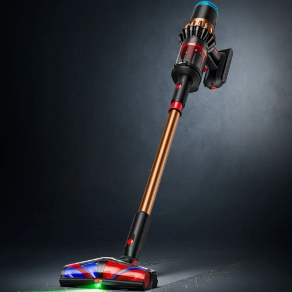 Dyson V16 Piston Animal Cordless Vacuum, Matte black/Copper close-up