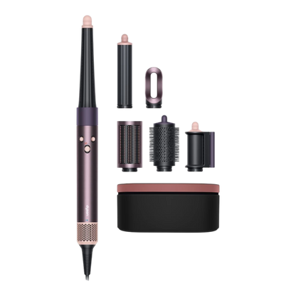 Dyson Airwrap i.d. multi-styler Straight+Wavy, Jasper plum close-up