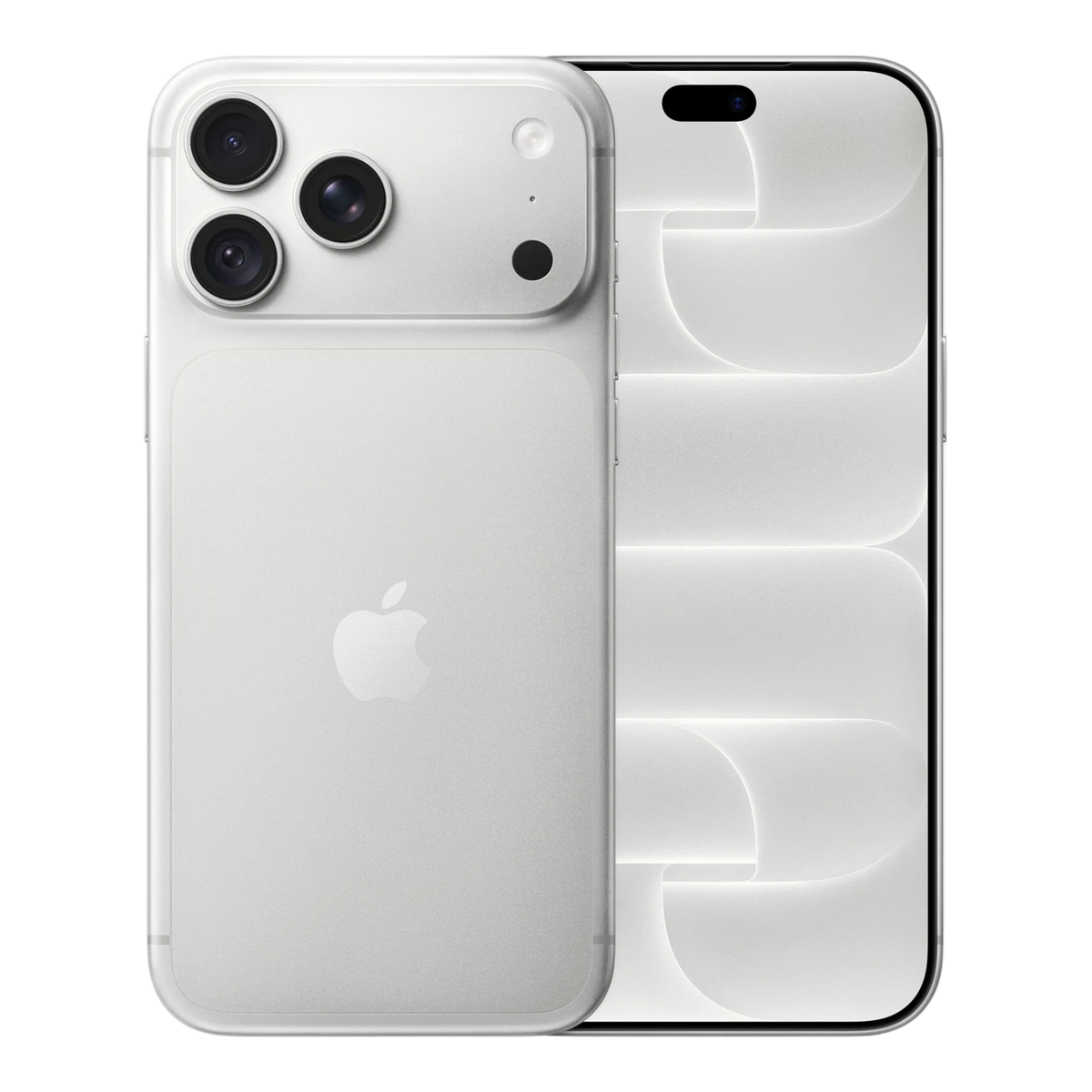 Apple iPhone 18 Pro Max Silver — front and back