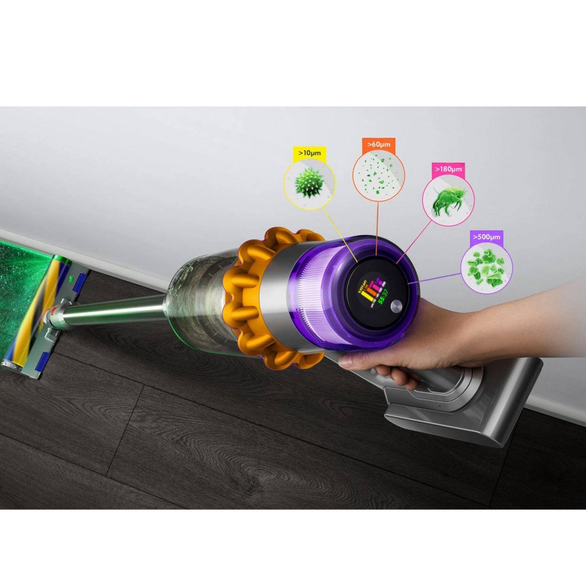 Dyson V15 Detect Absolute Cordless Vacuum close-up