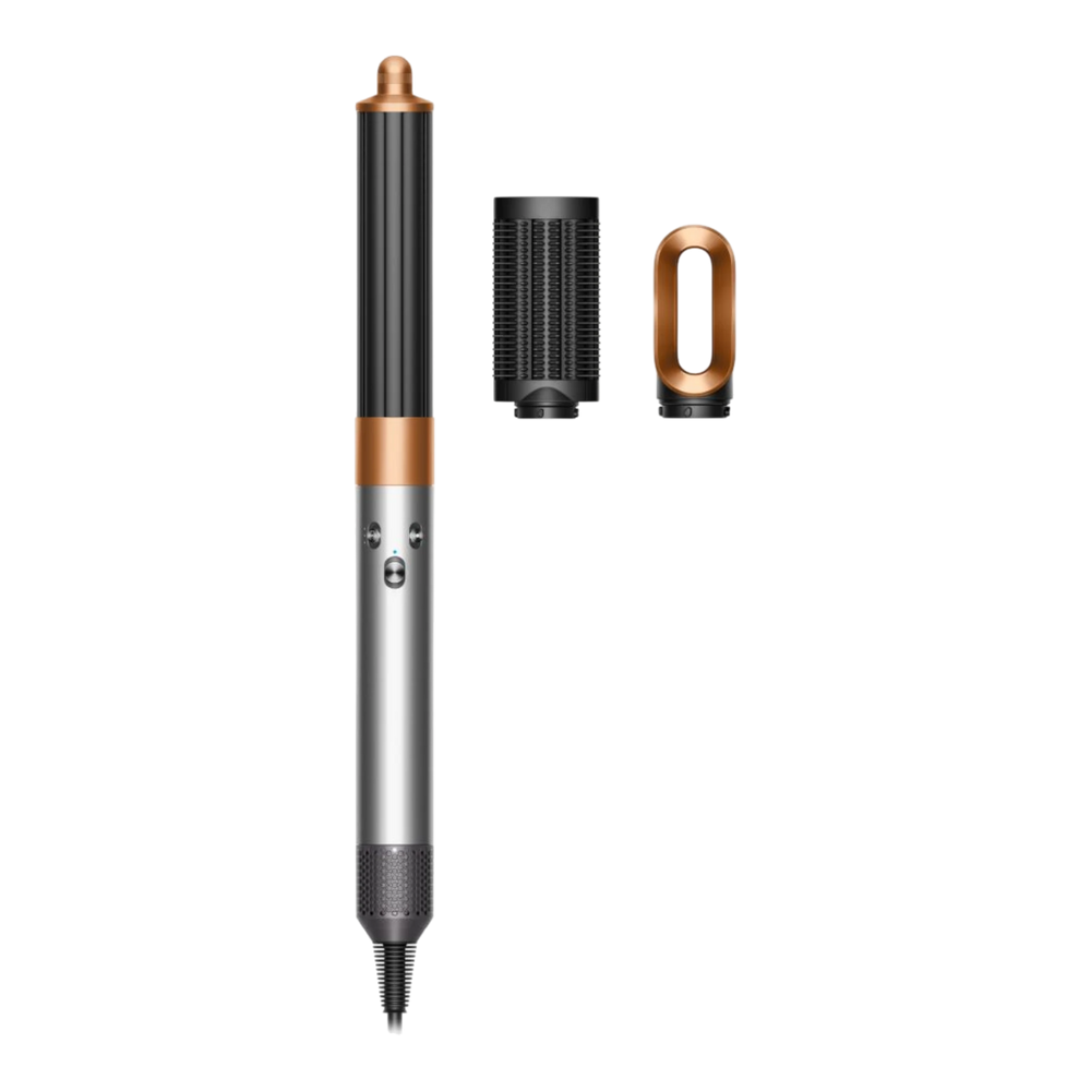 Dyson Airwrap Origin multi-styler, Nickel/Copper close-up
