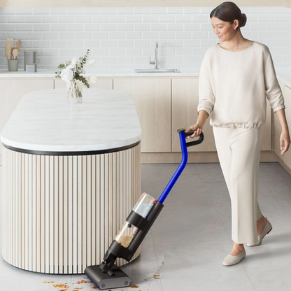 Dyson WashG1 Wet Floor Cleaner, Ultra Blue/Matt Black in use
