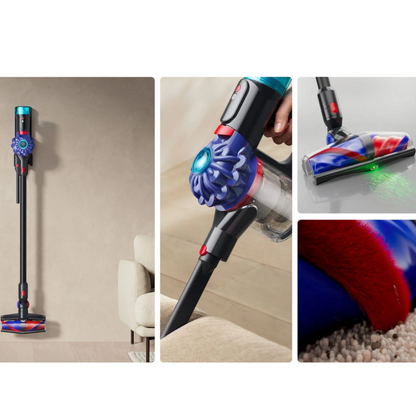 Dyson V10 Konical Cordless Vacuum, Moulded Vinca/Black close-up