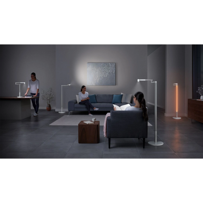 Dyson Solarcycle Morph Desk Light, White/Silver close-up