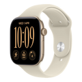 Apple Watch Series 12 GPS, 46mm Light Gold Aluminum Case with Sand Sport Band - M/L