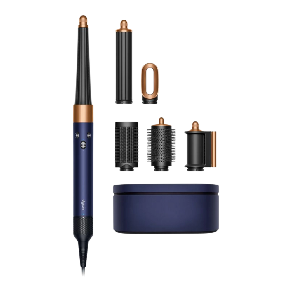 Dyson Airwrap i.d. multi-styler Straight+Wavy, Prussian blue/Rich copper with attachments