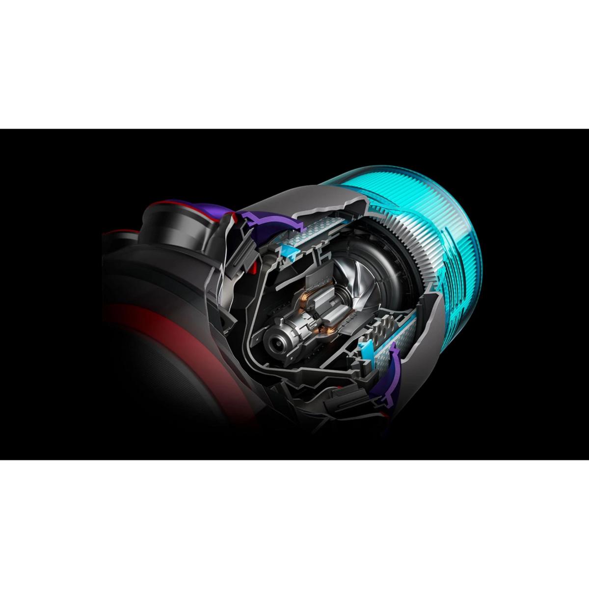 Dyson Gen5detect Absolute Cordless Vacuum, Iron/Purple in use