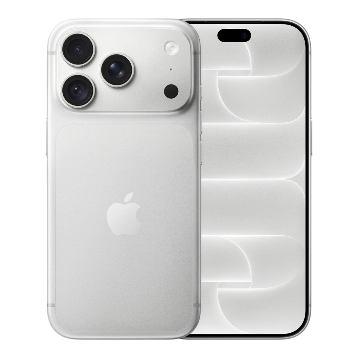 Apple iPhone 18 Pro Silver — front and back