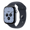 Apple Watch Series 12 GPS + Cellular, 46mm Night Blue Ceramic Case with Navy Blue Sport Band - M/L