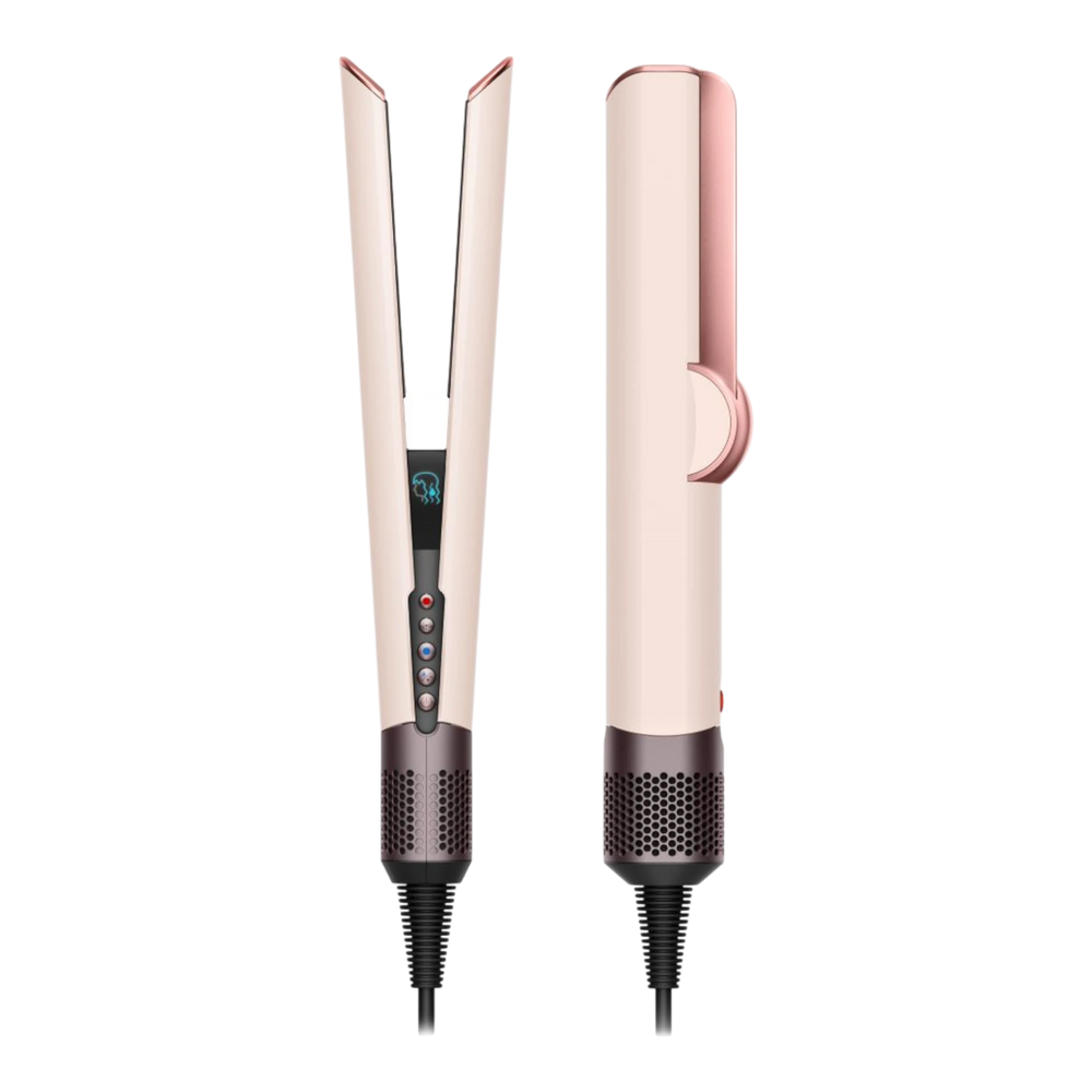 Dyson Airstrait straightener, Ceramic pink/Rose gold close-up