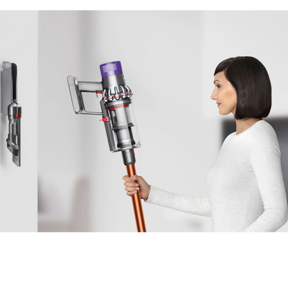 Dyson Cyclone V10 Cordless Vacuum in use