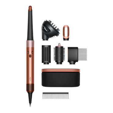 Dyson Airwrap i.d. multi-styler Curly+Coily, Amber silk close-up