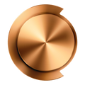 Dyson OnTrac Outer Caps, CNC Copper - 974196-09-AE