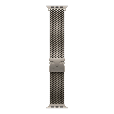 Natural Titanium Milanese Loop for Apple Watch | alAsil