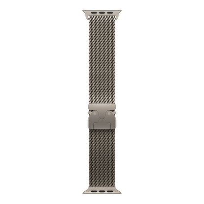 Natural Titanium Milanese Loop for Apple Watch | alAsil
