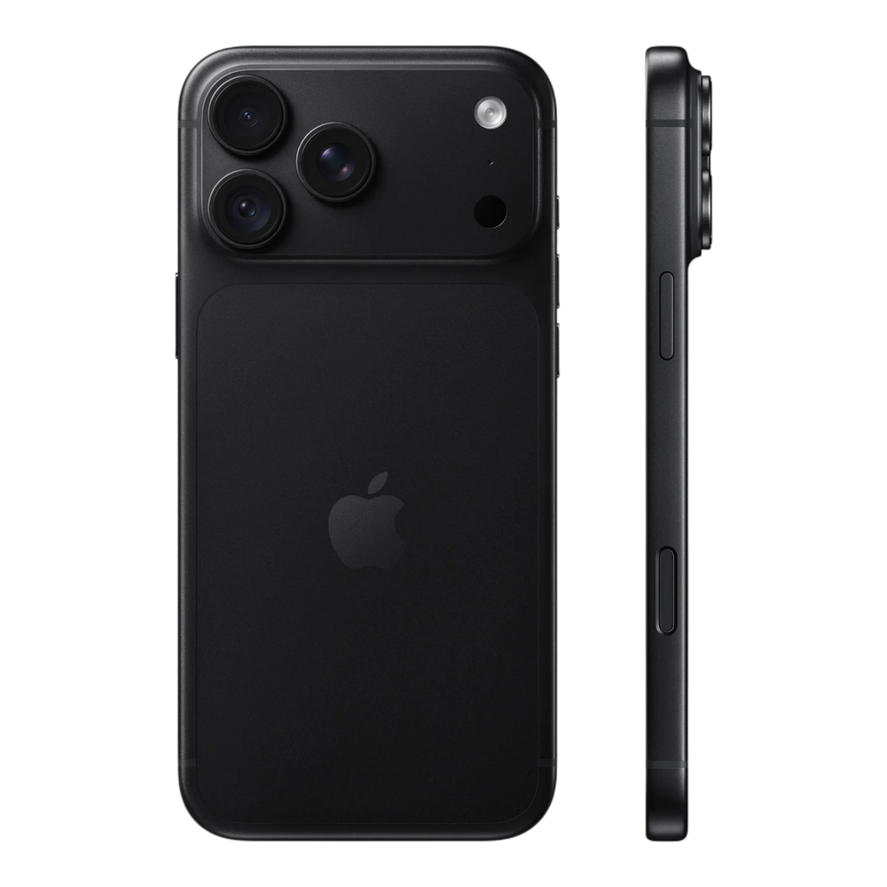 Apple iPhone 18 Pro Max Black — back and side profile