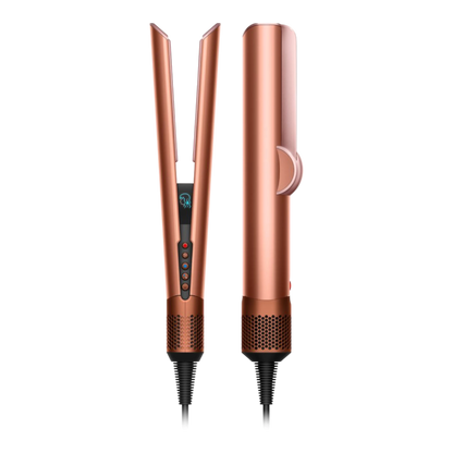 Dyson Airstrait straightener, Amber silk close-up