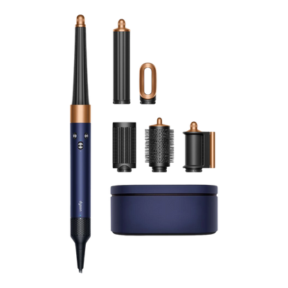 Dyson Airwrap i.d. multi-styler Straight+Wavy, Prussian blue/Rich copper close-up