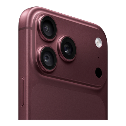 Apple iPhone 18 Pro Max Burgundy — camera close-up