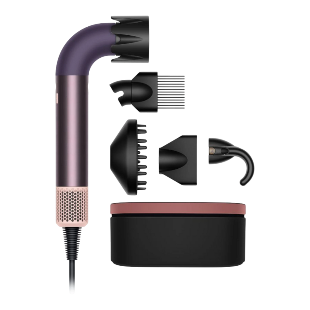 Dyson Supersonic r hair dryer Curly+Coily, Jasper plum close-up