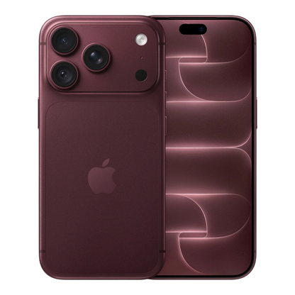 Apple iPhone 18 Pro Burgundy — front and back