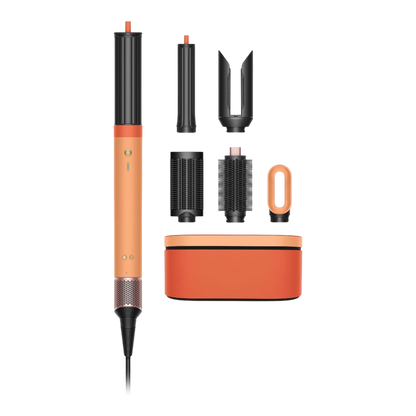 Dyson Airwrap Co-anda 2x multi-styler Straight+Wavy, Ceramic apricot/Topaz close-up