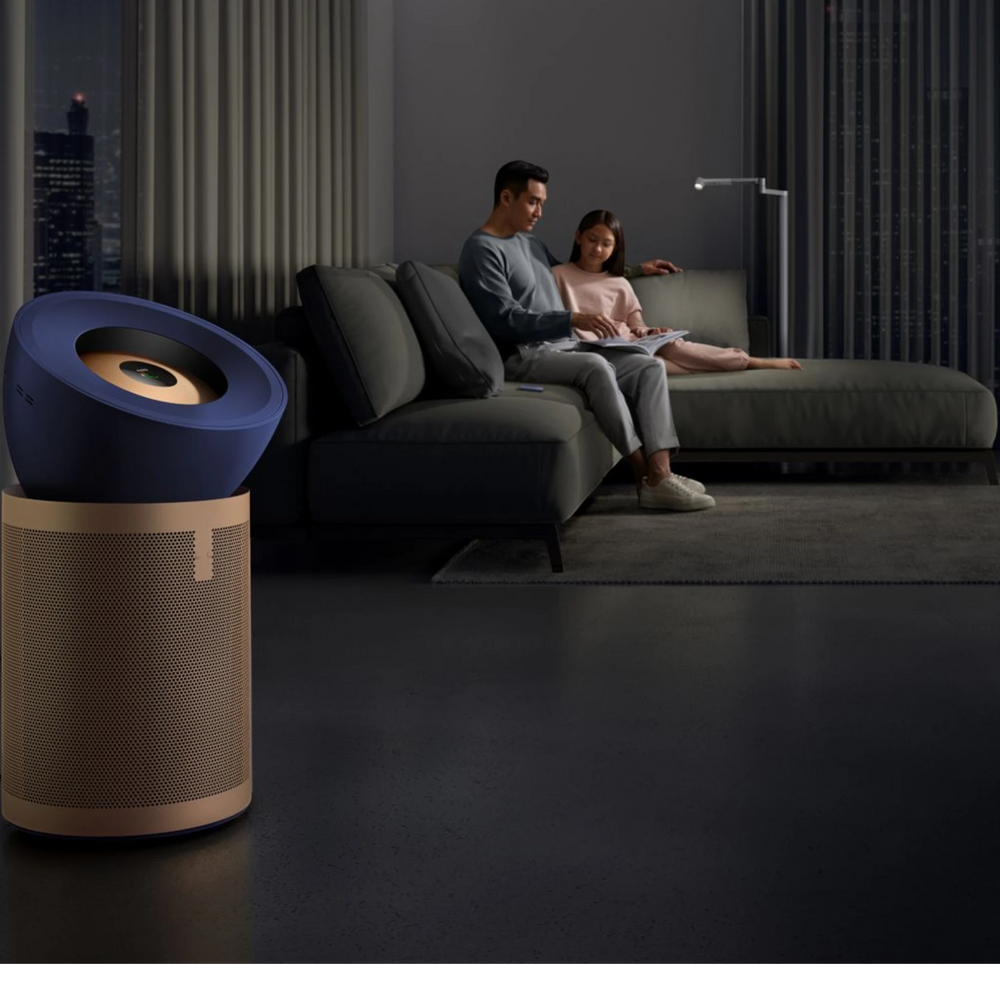 Dyson Purifier Big+Quiet Formaldehyde, Prussian blue/Gold close-up