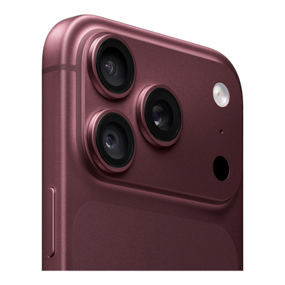Apple iPhone 18 Pro Burgundy — camera close-up