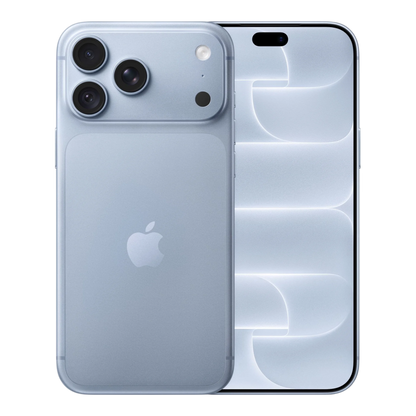 Apple iPhone 18 Pro Max Glacier — front and back