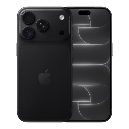 Apple iPhone 18 Pro Black — front and back
