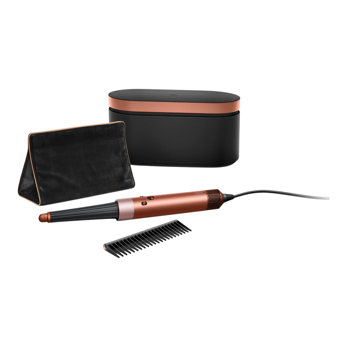 Dyson Airwrap i.d. multi-styler Curly+Coily, Amber silk with attachments