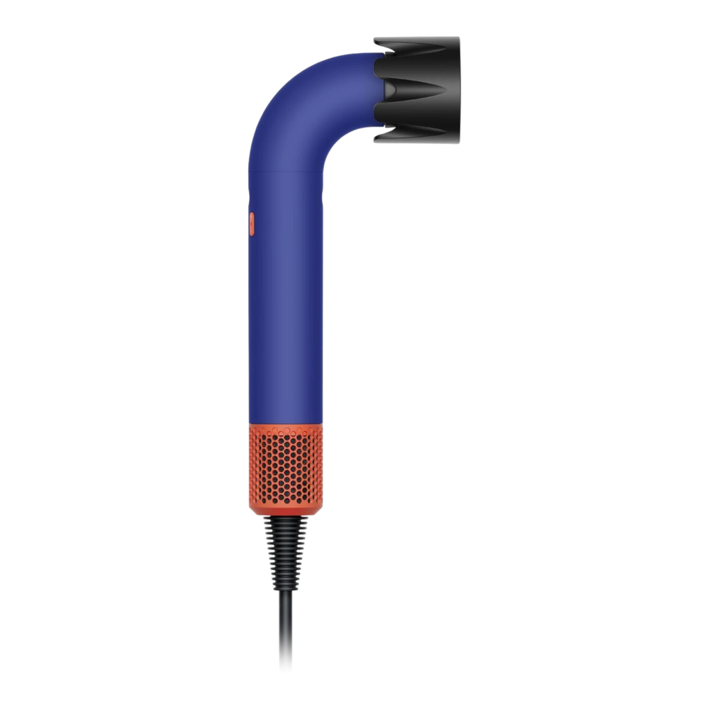 Dyson Supersonic r hair dryer, Vinca blue/Topaz close-up