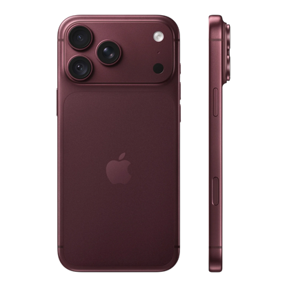 Apple iPhone 18 Pro Max Burgundy — back and side profile