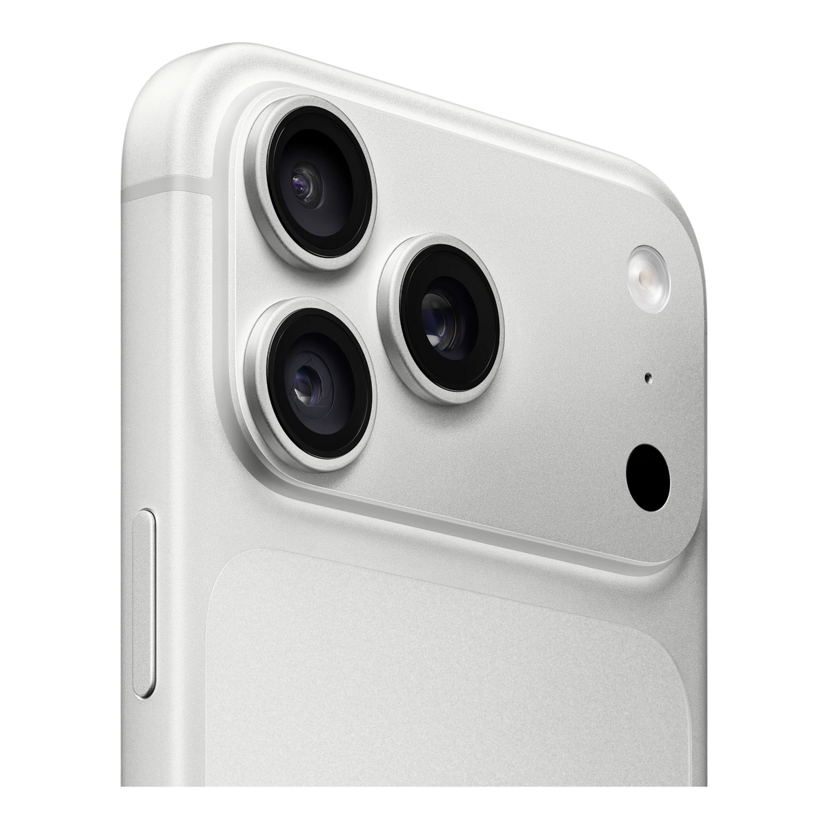 Apple iPhone 18 Pro Max Silver — camera close-up